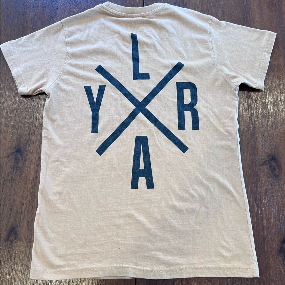 Young & Reckless beige t shirt.